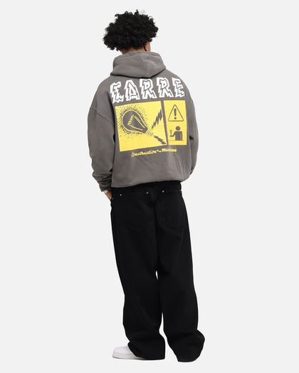 Carre Construction Hoodie Washed Charcoal