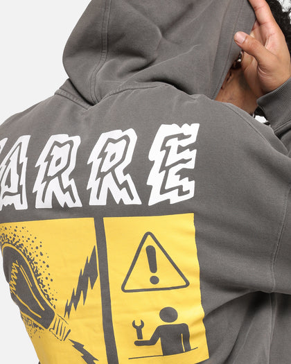Carre Construction Hoodie Washed Charcoal