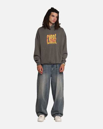 Carre Golden Scale Hoodie Washed Charcoal