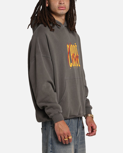 Carre Golden Scale Hoodie Washed Charcoal