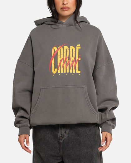 Carre Golden Scale Hoodie Washed Charcoal
