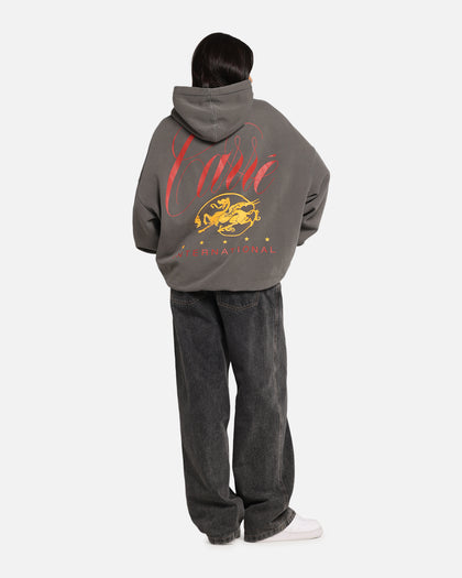 Carre Golden Scale Hoodie Washed Charcoal