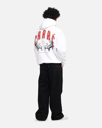 Carre Tiger Glow Hoodie White