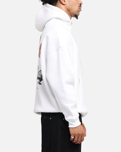 Carre Tiger Glow Hoodie White