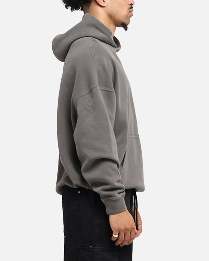 Saint Morta Black Doves Boxy Hoodie Washed Charcoal