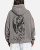 Saint Morta Lost Souls Boxy Hoodie Washed Charcoal