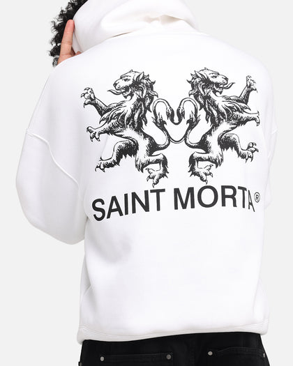 Saint Morta Lover Club Boxy Hoodie White