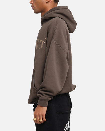 Saint Morta Vision Boxy Hoodie Brown