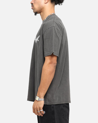 Saint Morta Black Doves Boxy T-Shirt Black Wash