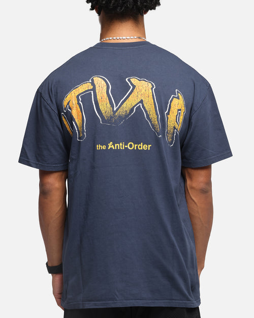 The Anti Order Anti Collegate Boxy T-Shirt Navy