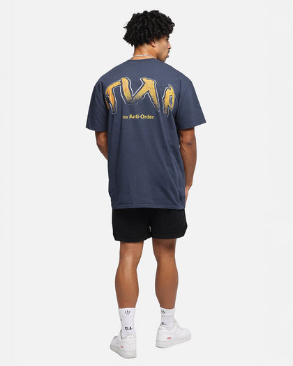 The Anti Order Anti Collegate Boxy T-Shirt Navy