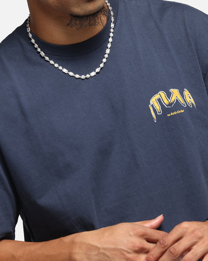 The Anti Order Anti Collegate Boxy T-Shirt Navy