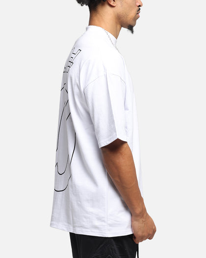 The Anti Order Azero Stencil Mock Neck T-Shirt White