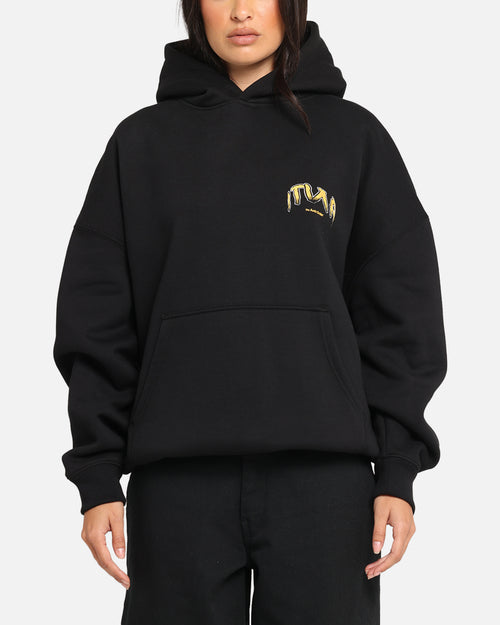 The Anti Order Anti Collegate Boxy Hoodie Black
