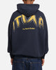 The Anti Order Anti Collegate Boxy Hoodie Navy