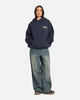 The Anti Order Anti Collegate Boxy Hoodie Navy