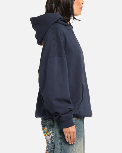 The Anti Order Anti Collegate Boxy Hoodie Navy