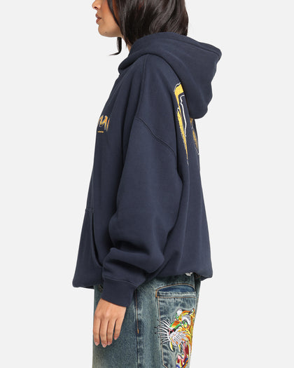 The Anti Order Anti Collegate Boxy Hoodie Navy