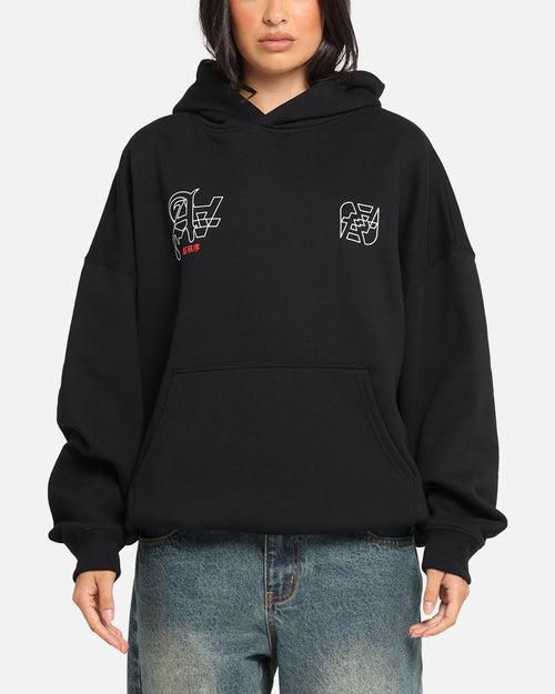 The Anti Order Arcade Boxy Hoodie Black