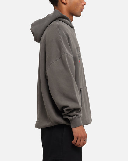 The Anti Order Arcade Boxy Hoodie Washed Charcoal