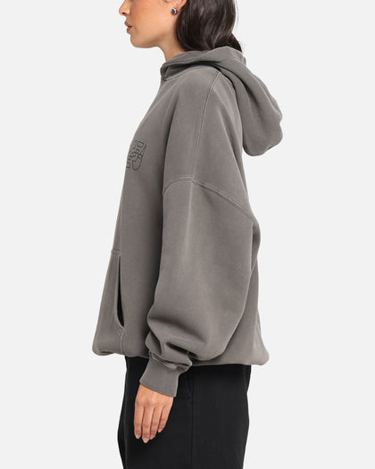 The Anti Order Arcade Boxy Hoodie Washed Charcoal