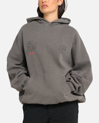 The Anti Order Arcade Boxy Hoodie Washed Charcoal