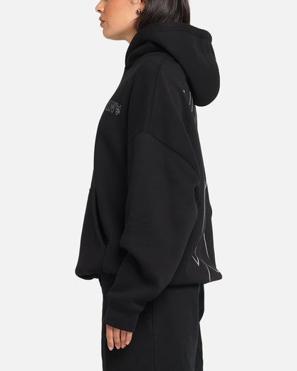 The Anti Order Azero Stencil Boxy Hoodie Black