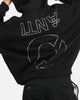 The Anti Order Azero Stencil Boxy Hoodie Black