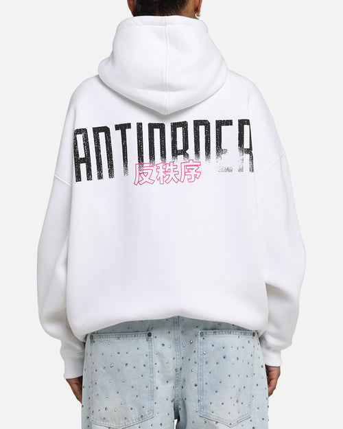 The Anti Order Ryuken Boxy Hoodie White