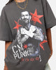 Culture Kings X WWE CM Punk Heavyweight T-Shirt Black Wash