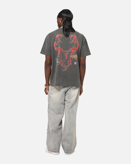 Culture Kings X WWE Randy Orton Heavyweight T-Shirt Black Wash