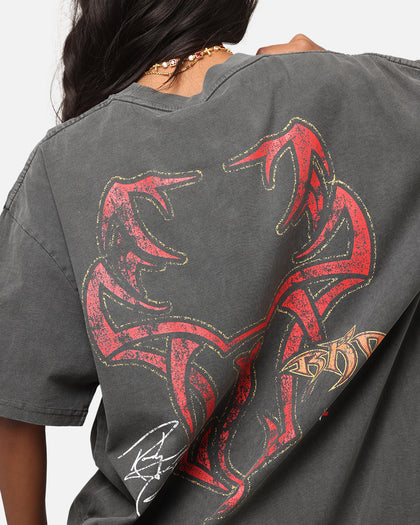 Culture Kings X WWE Randy Orton Heavyweight T-Shirt Black Wash