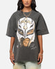 Culture Kings X WWE Rey Mysterio Big Head Heavyweight T-Shirt Black Wash