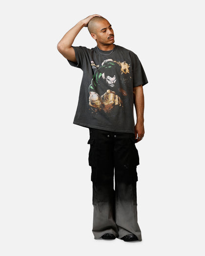 Goat Crew Marvel Sinister Six Sandman Heavyweight T-Shirt Black Wash