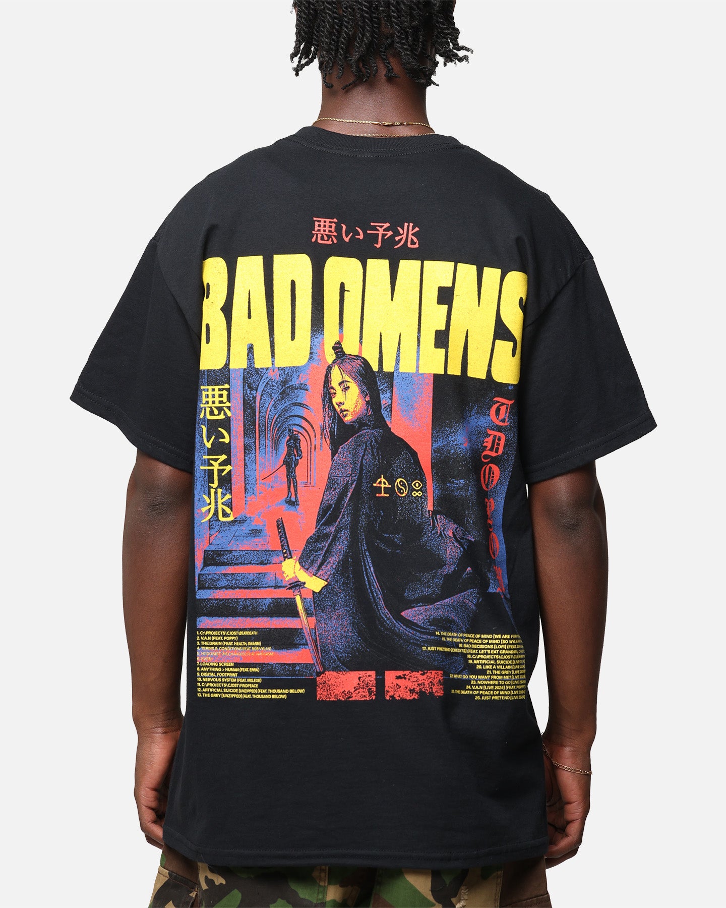 Bad Omens Samurai Girl T-Shirt Black | Culture Kings