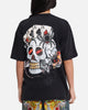 Ed Hardy Catcher T-Shirt Black Acidwash