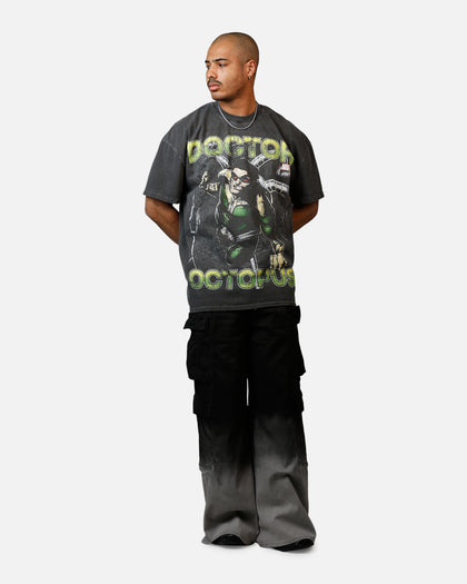 Goat Crew Marvel Villians Doctor Octopus Heavy T-Shirt Black Wash