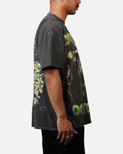 Goat Crew Marvel Villians Doctor Octopus Heavy T-Shirt Black Wash