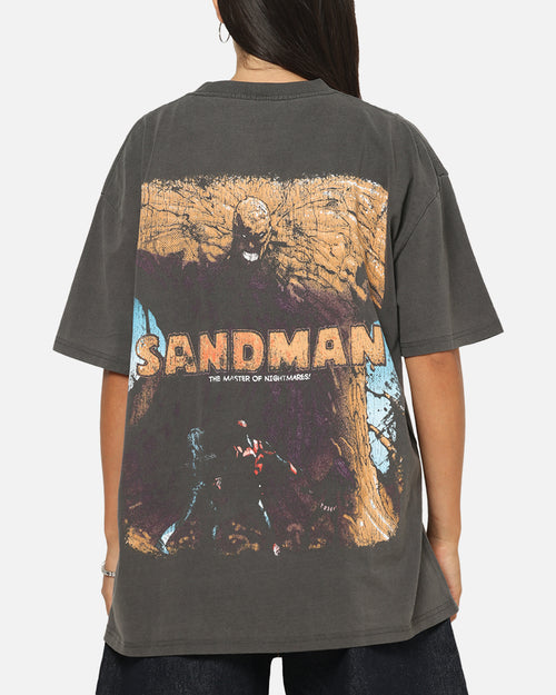 Goat Crew Marvel Villians Sandman Heavy T-Shirt Black Wash