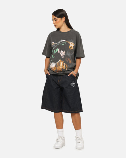 Goat Crew Marvel Villians Sandman Heavy T-Shirt Black Wash