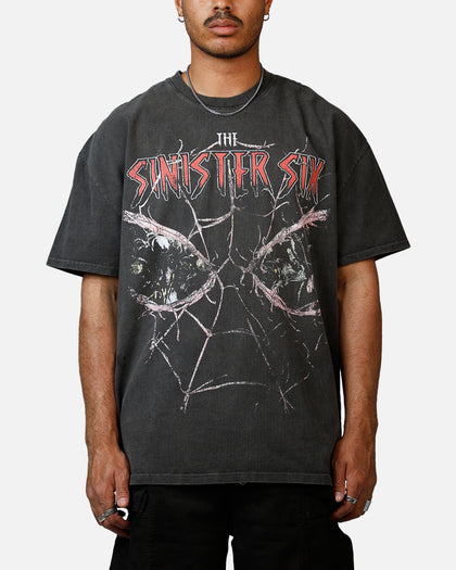 Goat Crew Marvel Villians Through The Eyes Heavy T-Shirt Black Wash
