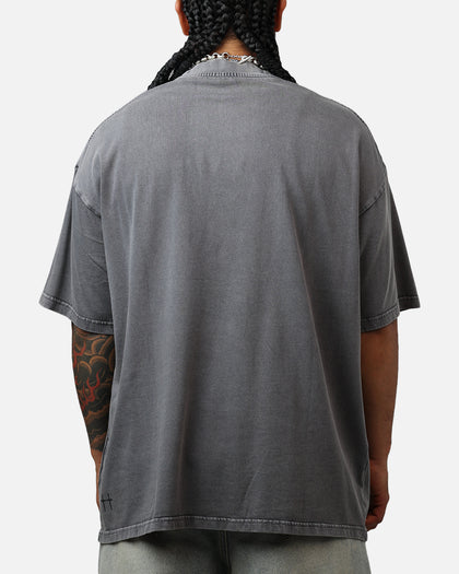 Saint Morta Heavens Mock T-Shirt Washed Charcoal