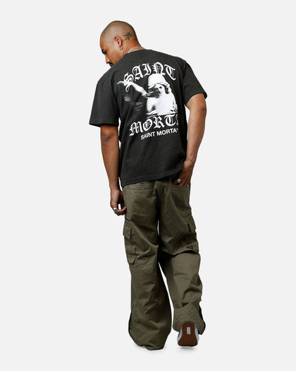 Saint Morta Maiden Boxy T-Shirt Black Wash