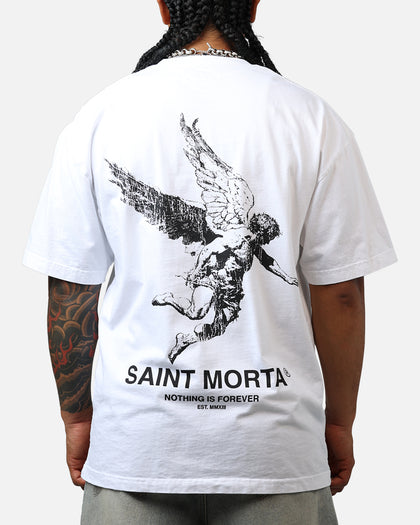 Saint Morta Nothing Is Forever Drop T-Shirt White