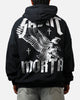 Saint Morta Ride Or Die Boxy Hoodie Black
