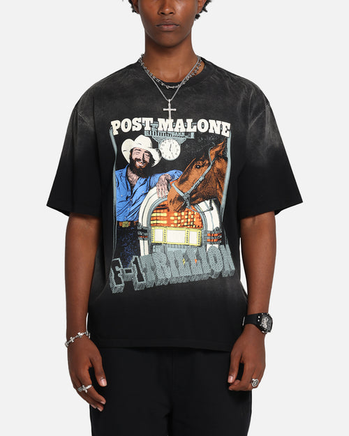 Post Malone F-1 Trillion Horse T-Shirt Black Wash