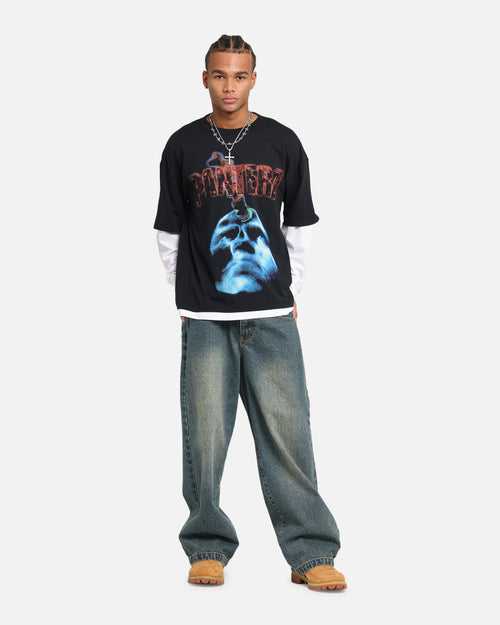 Pantera Pantera Layered Long Sleeve T-Shirt Black Wash