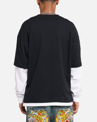 Pantera Pantera Layered Long Sleeve T-Shirt Black Wash