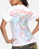 Ed Hardy Rising Dragon Vintage T-Shirt White