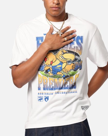 Mitchell & Ness West Coast Eagles  Mascot T-Shirt Vintage White